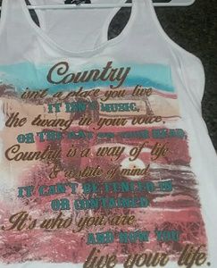 Country tank top